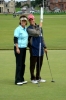 Rosie With Caddy Jonathan, St. Andrews Old Course